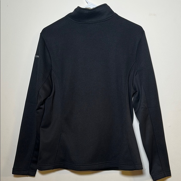 Spyder Black Zip-Up Textured Fabric and High Collar - Picture 3 of 7